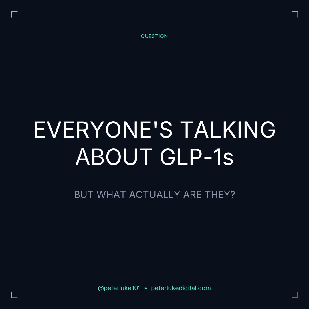 peterluke101's tweet photo. GLP-1 peptides are everywhere right now — Semaglutide, Tirzepatide, Retatrutide.

But when you first hear about them... confusing, right?

What questions do you have? Drop them below — no judgment, everyone starts somewhere.

#peptides #GLP1 https://t.co/XTcLcyBER3