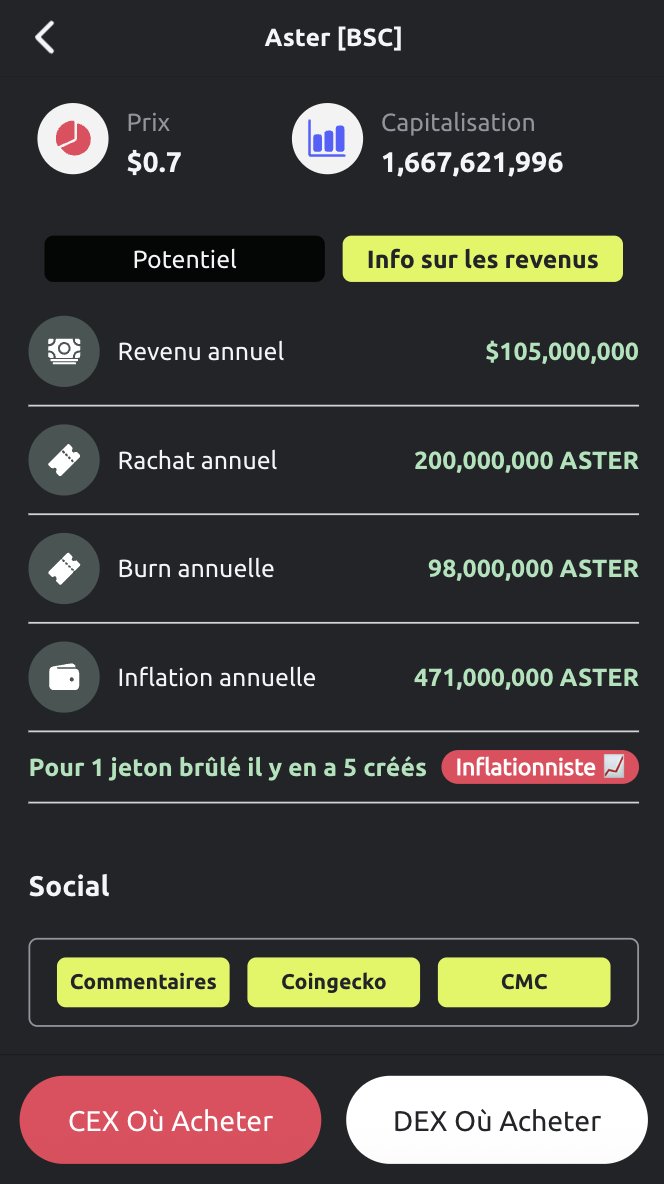 Bientôt vous aurez ceci sur IrisApp et vous ne serez plus jamais trompés par la notion de revenus.