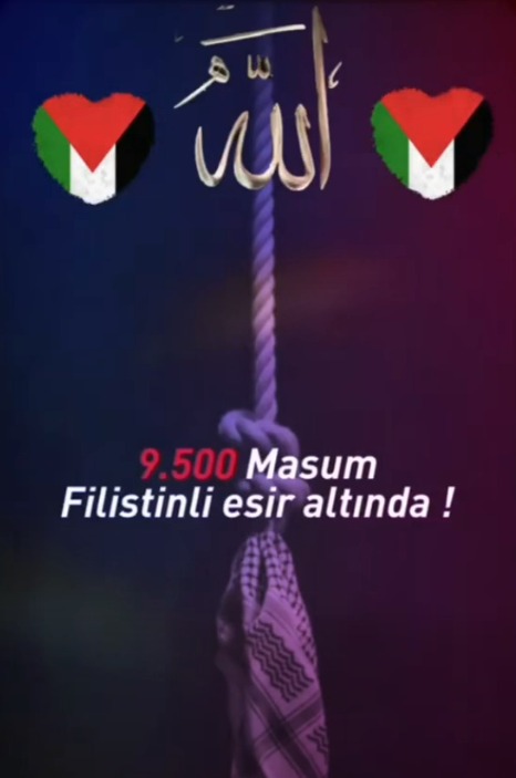 kdsflstn3's tweet photo. 📢Yeni gündem çalışmamıza destek lütfen 
🆘Terörist İsrail Filistinli esirleri idam edecek.
________👇______
🛑İDAMLARI DURDURUN! 🫷
📌 #genocidelaw yazıyoruz https://t.co/CuJIBspyR6