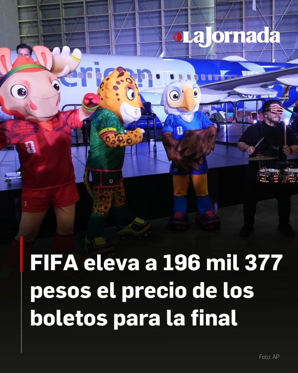 La FIFA ha fijado un precio histórico de 10 mil 990 dólares para las entradas más costosas de la final del Mundial 2026 en el MetLife Stadium, cifra que supera diez veces el máximo propuesto originalmente durante la candidatura del torneo.

Durante este último periodo de venta,