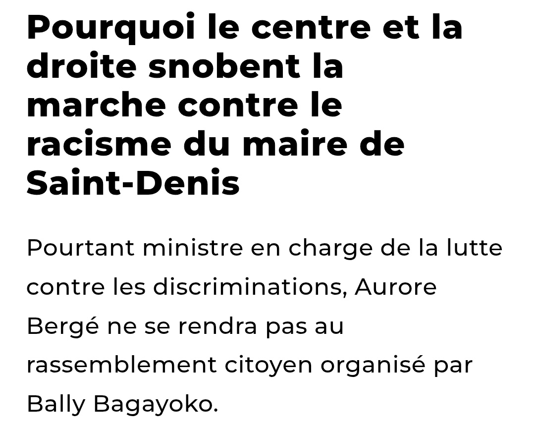 Parce qu'ils sont racistes