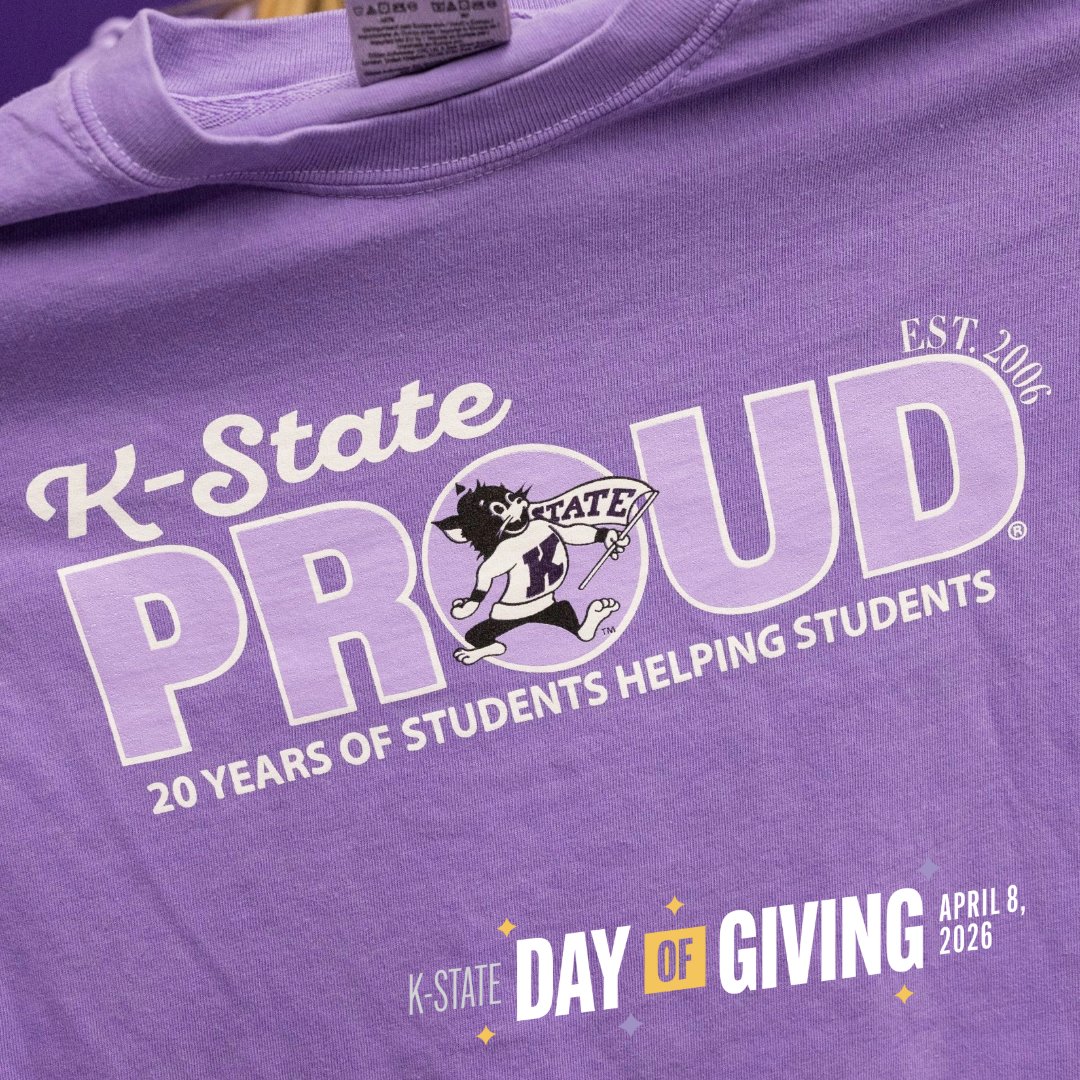 KSU_Foundation's tweet image. Why take part in #KStateDayofGiving? The impact reaches far and wide — here are some stories from one of this year’s campus participants, K-State Proud.💜 bit.ly/4bPGd1x #KState #BoldlyAdvance