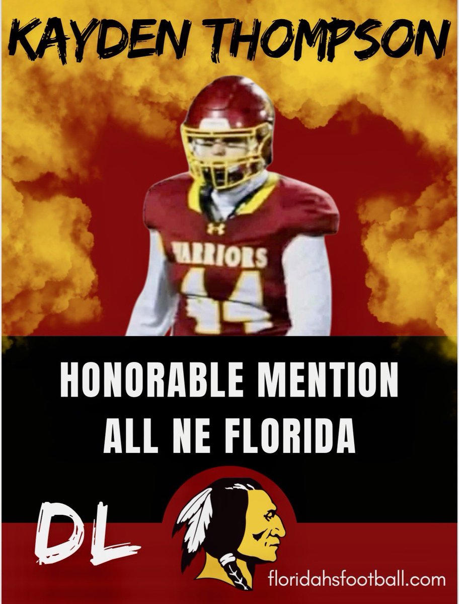 WNHSwarriorFB's tweet photo. Congrats to all the Warriors who made the 2025 All Northeast Florida team by @FlaHSFootball #WeTheWest 

Clayton Lee-1st Team
Smo Green-2nd Team
Josh Stafford-3rd Team
Kayden Thompson-Honorable Mention
Avery Griffin-Honorable Mention https://t.co/bN7l5Ynjrq