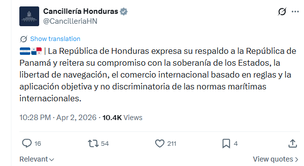 Arturo McFields Yescas tweet media