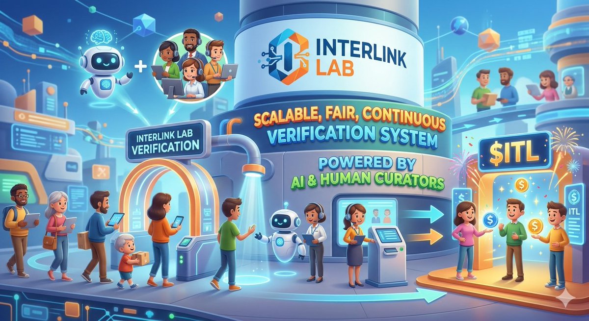 manjaritrupti5's tweet photo. Sum up the InterLink V5.0 KYC update in one sentence.
​📝 It is a scalable, fair, and continuous verification system using AI and Human Curators to transition users to $ITL.
#Interlink #ITLX #ITLG #ITL https://t.co/x1Y3zKXk4S
