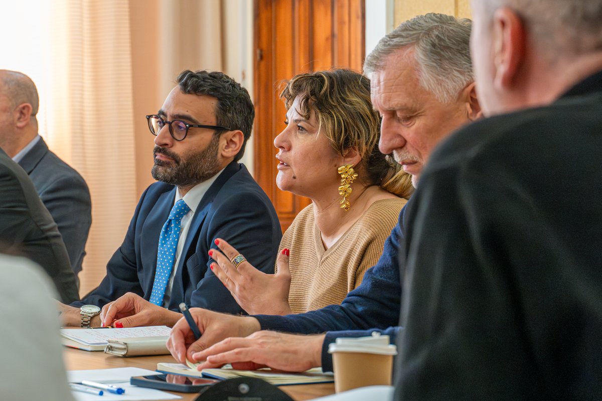 UN_CYPRUS's tweet photo. 🤝 Shaping the next phase of cooperation between Greek Cypriots and Turkish Cypriots: The @UN Good Offices Mission, @UNDPCY, and the European Commission are engaging with Technical Committees and their leaderships to design the next phase of the EU-funded Support Facility, building on progress and setting priorities for 2027 and beyond.  #UNCyprusTalks 

📸 UNFICYP/Peter Šulgan