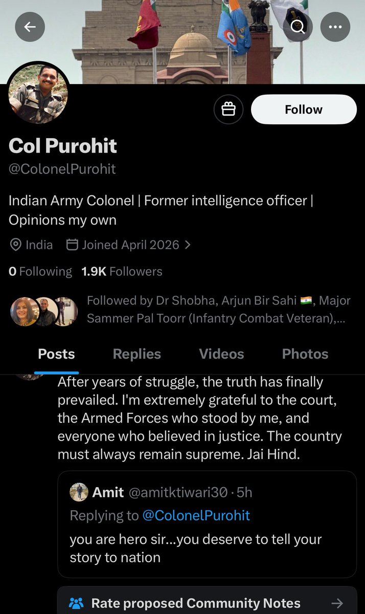 Maj Manik M Jolly,SM tweet media