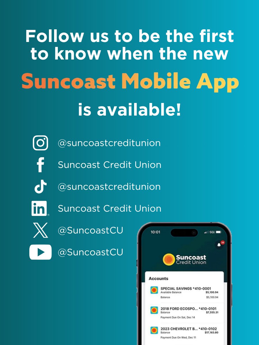 Suncoast Credit Union tweet media