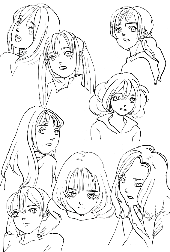 PKun009's tweet photo. #Comicstyle #girlsface https://t.co/1EBe4jmwyx