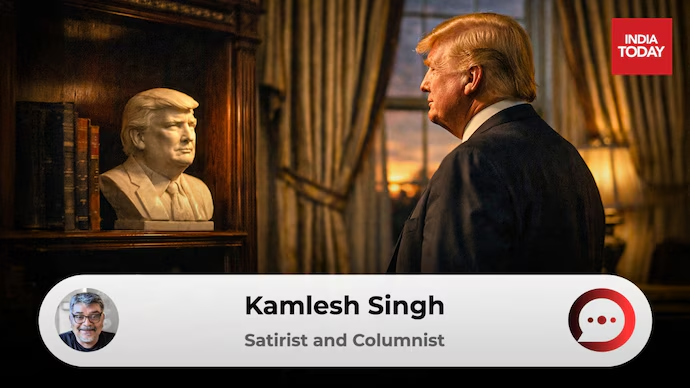 IndiaToday's tweet photo. Trump is a president of peace. One and only piece

The man who can stop all wars cannot stop the one he started. That's Donald Trump for you.

Opinion piece by @kamleshksingh - https://t.co/4qH1BlL4Rs https://t.co/1FfljWGdYx