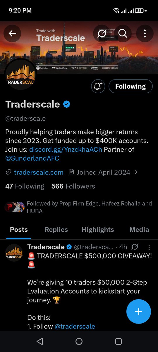 rbfx99's tweet photo. @traderscale Best giveaway from best prop firm 
@Sagor1533002 
@akhash61598 
@jamil115955 https://t.co/Xw5zaeecN4