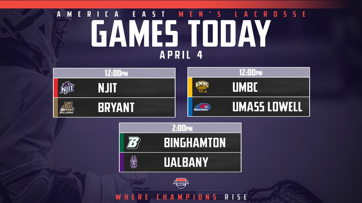 AmericaEast's tweet image. A full day of #AE spring sports all beginning at noon today! Follow the action at americaeast.com/calendar.aspx 🎥🗓️