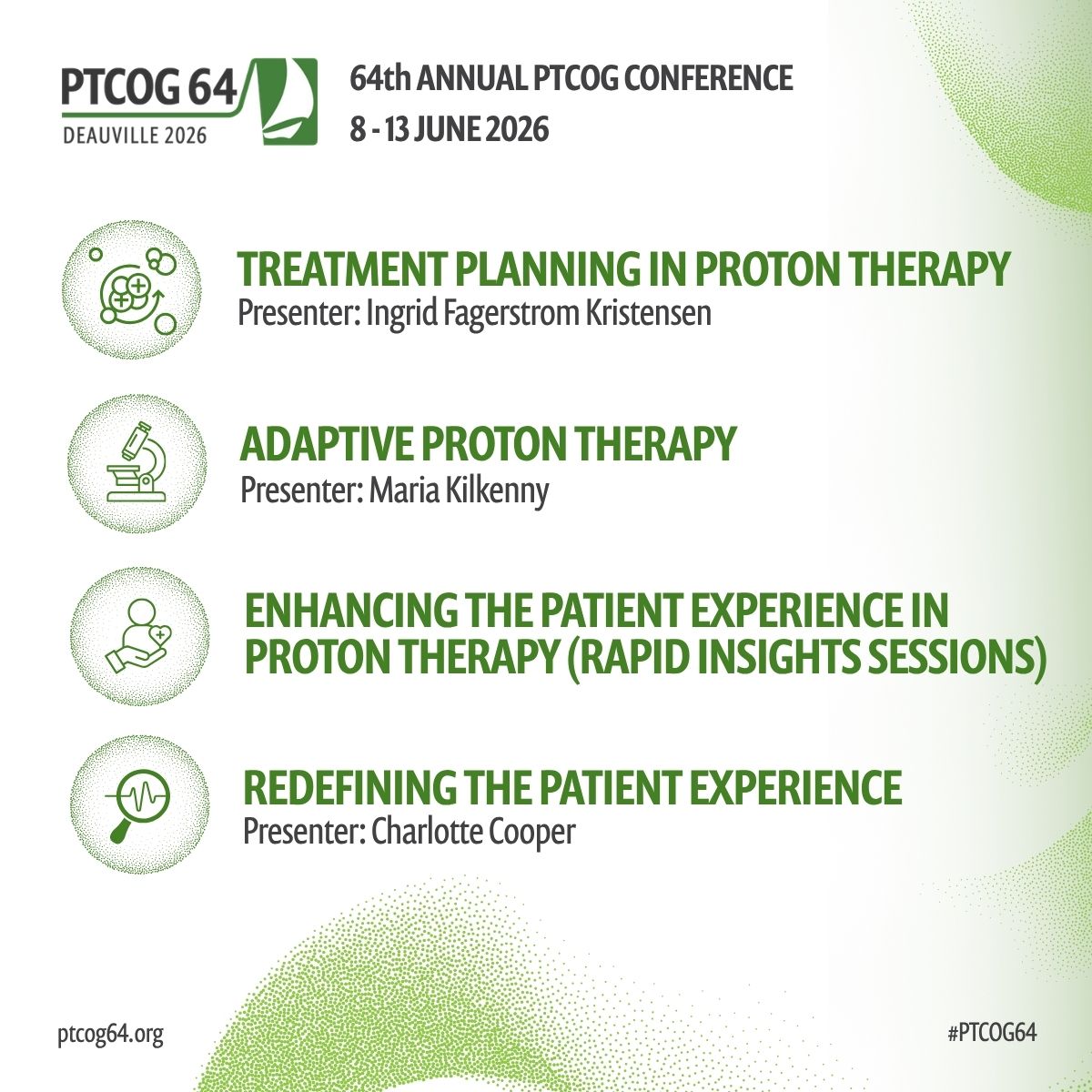 The Particle Therapy Co-Operative Group (PTCOG) tweet media