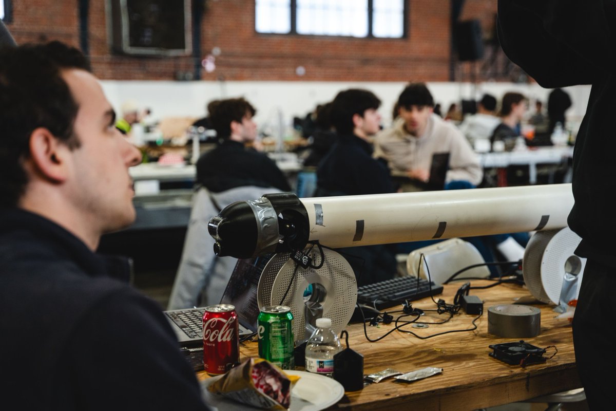 BusinessDefense's tweet photo. Our team supported the Philly 250 Maritime Defense Hackathon at the 23rd St Armory last weekend where student teams built solutions in 48 hrs for #oceansurveillance, #minedetection, #counterdrone tech & more. Impressive speed & focus in tackling real warfighting challenges. #DoW https://t.co/VDMev8d7Rz