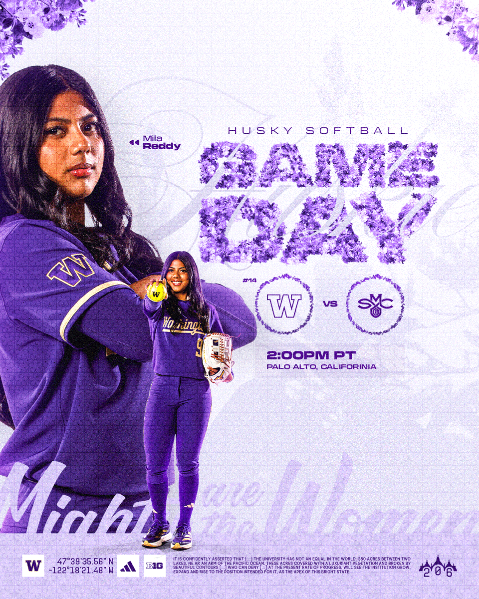 Washington Softball tweet media