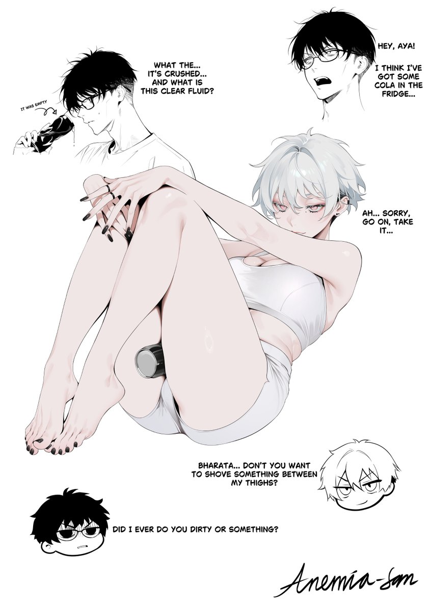 anemia_san's tweet photo. Sometimes Bharata wonders how strong Athaya’s grip is 
(don't ever try it Bharata 😭)

I gave coloring it a shot, and it turned out pretty good! https://t.co/m6cQssPMNJ