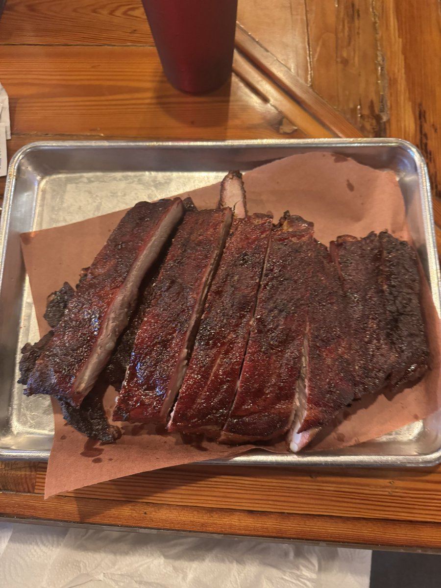 spartyryanh's tweet photo. Good Friday well spent &amp; 7 years ago today I started going to @MeatBBQ by myself so I celebrated in style eating 2 full racks of ribs🤘🏻🍖 @logg666 @LyntzJohnson @Q106 @LSJNews @FoodNetwork @GuyFieri @CityPulse @lansingmichigan @downtownlansing @OldTownLansing https://t.co/NLKFuftykH