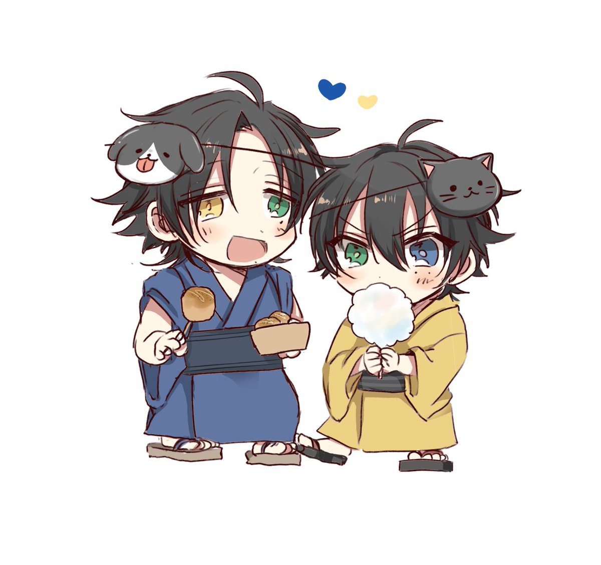 企画用に描いた、ちまい夏祭りじろさぶ