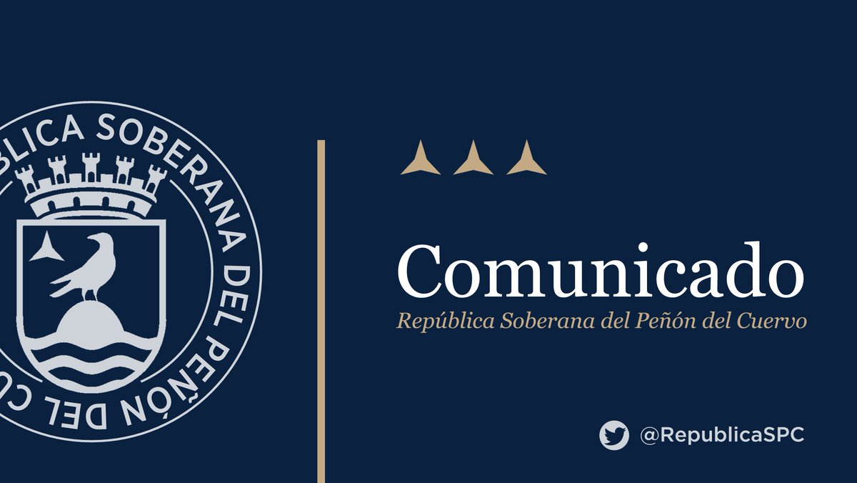República Soberana del Peñón del Cuervo 🐦‍⬛ tweet media