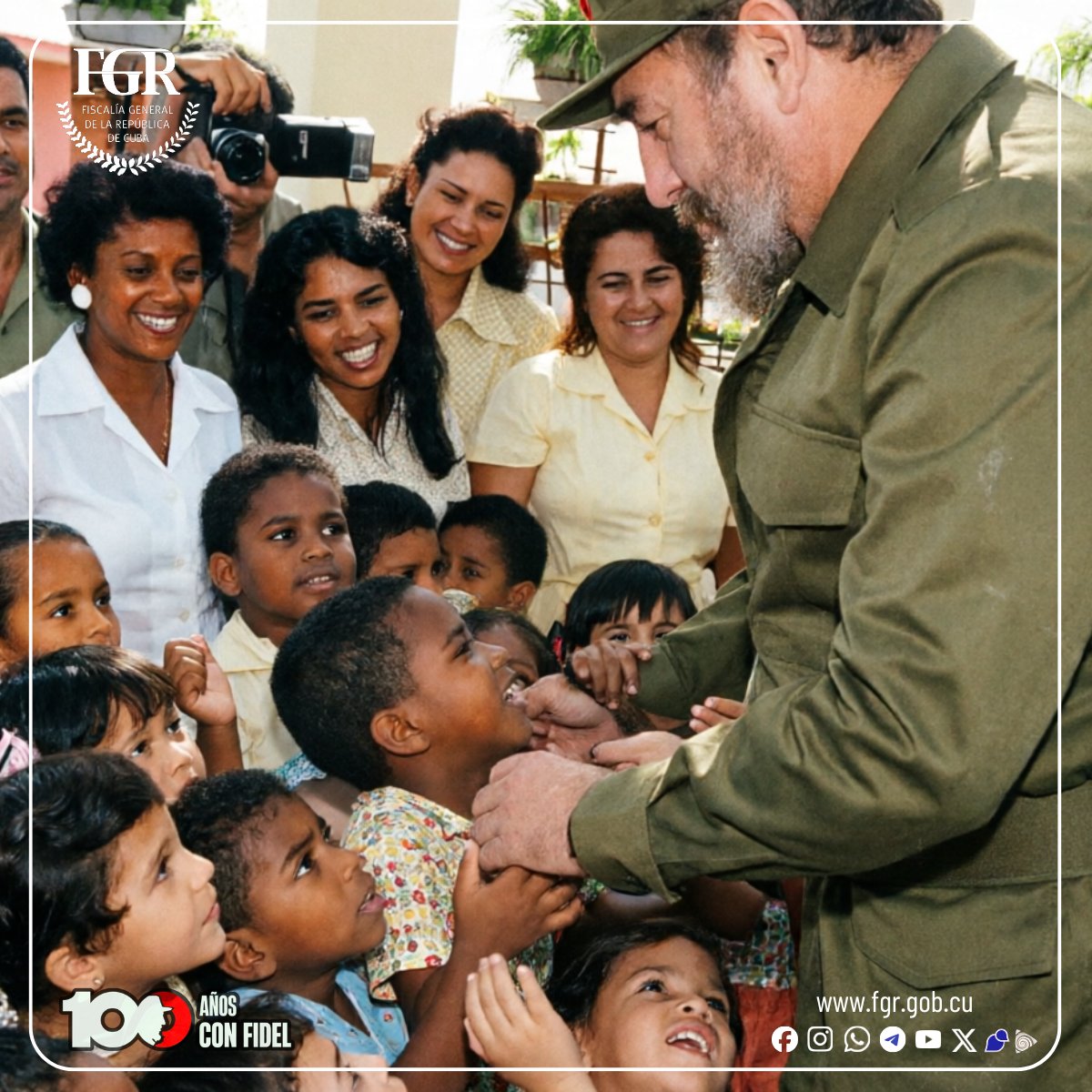 #100AñosConFidel: «Nosotros les decimos a nuestros jóvenes, les recordamos, que el futuro está lleno de tareas, que está lleno de luchas que requieren conciencia, temple, espíritu revolucionario y requieren conocimientos»

#SiempreJoven
#FiscalíaCubana