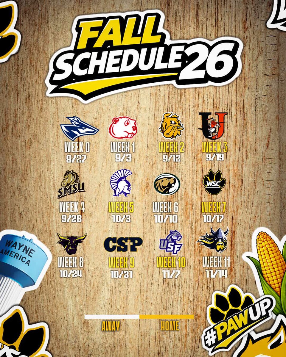 Wayne State Football tweet media