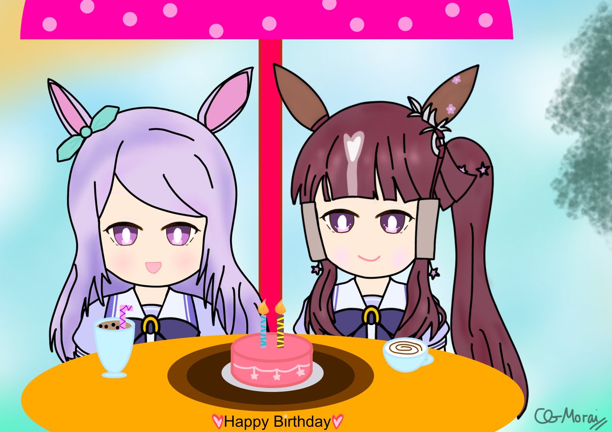 Happy Birthday! 🎂🎉❤️
#メジロマックイーン生誕祭2026
#ラッキーライラック生誕祭2026