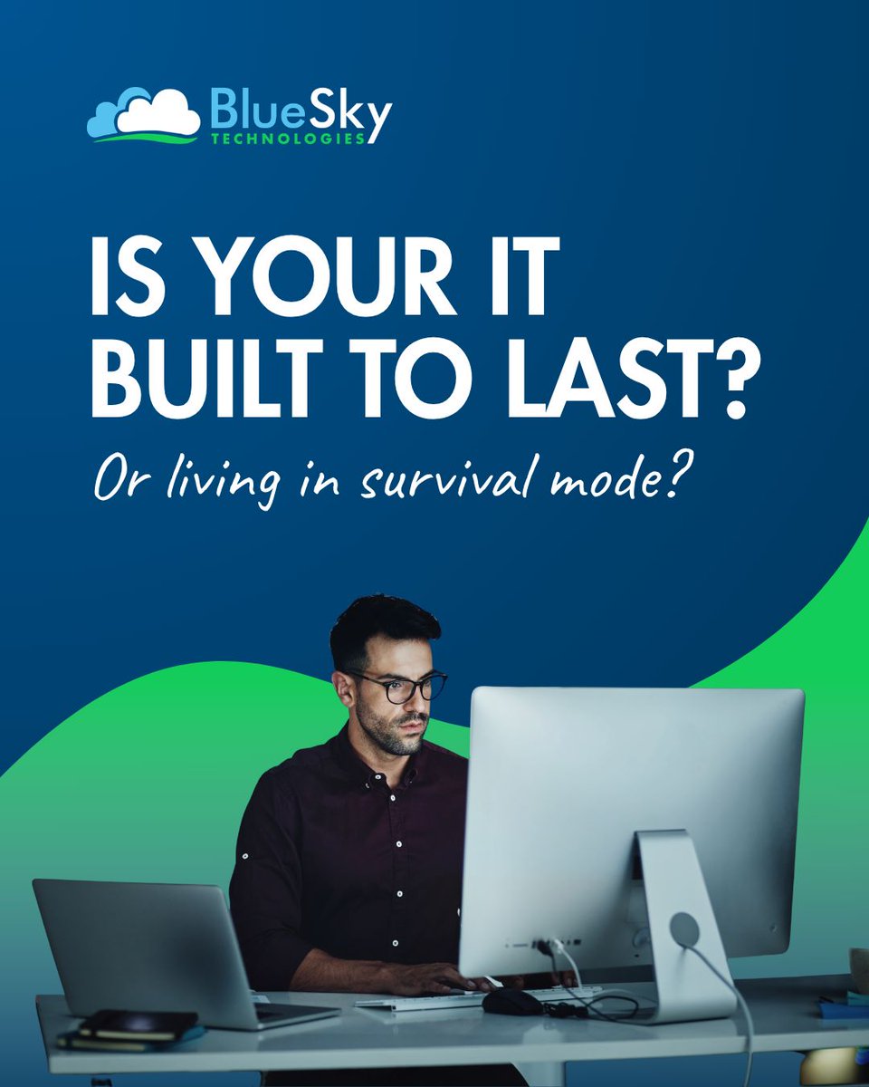 Is your technology living in survival mode?

Warning signs:
• Only hear from IT when there’s a problem
• Unsure when equipment should be replaced
• Slow systems

If these warning signs feel familiar, schedule a quick 15-minute discovery call: buff.ly/sFPgILg