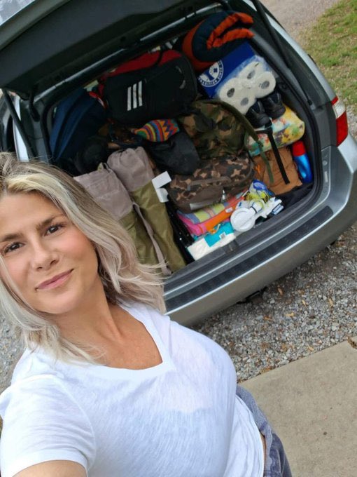 polyar998's tweet photo. Annnnnnd I'm OFF........   Yeah I know be jealous of my packing/tetris skills.  😁 Dm me for info ℹ️ 
#kodybestrong #boobforacause https://t.co/2onaKwZpFS