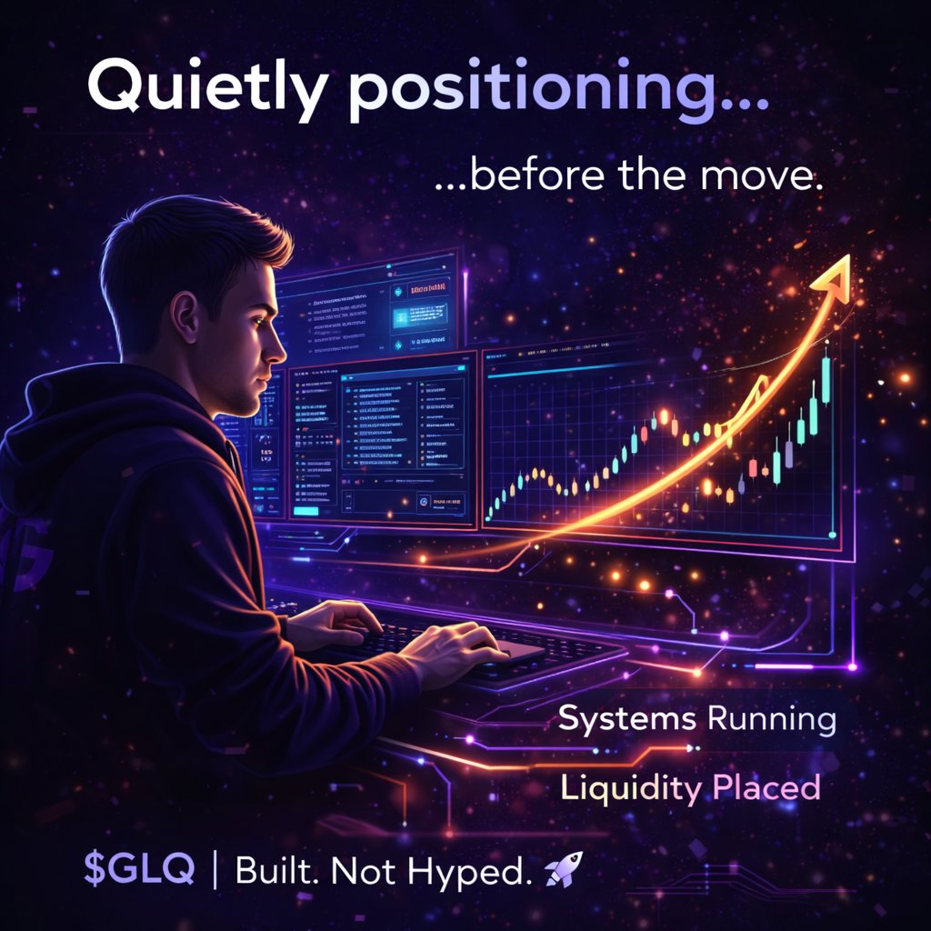 Most people still think this is about price.

It’s not.

It’s about positioning before the move.

While the market is quiet:

• systems are being built
• liquidity is being positioned
• strategies are being layered
• compounding starts early
By the time attention returns…