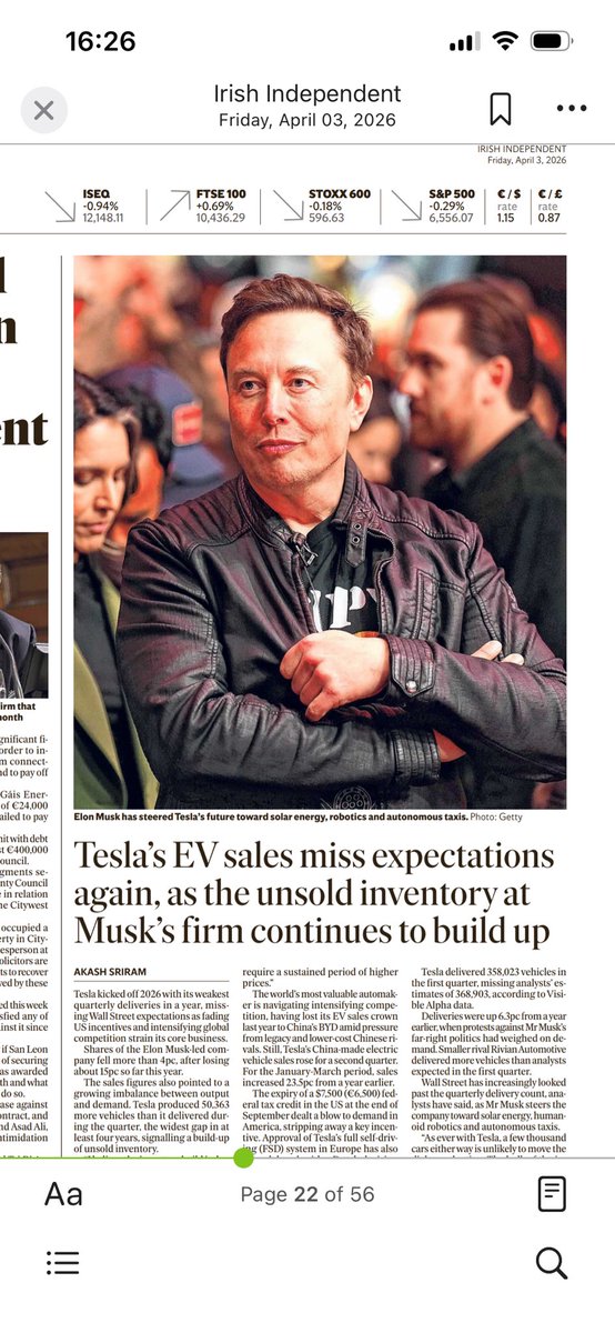 Anyway, Happy Easter to all. Sad to see #Tesla struggling. 😂😂😂😂