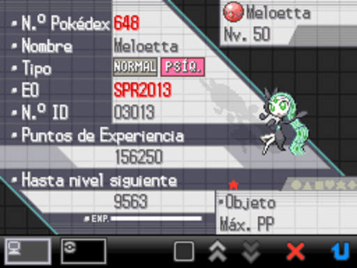Kaname_Lyse's tweet photo. Meloetta shiny obtained after 2,107 resets via Mystery Gift with lock removal on Pokémon Black.
I named her Miku, in reference to Hatsune Miku, an iconic figure of virtual music.

Shiny Living Dex Black / White – Black 2 / White 2
24 / 698 https://t.co/rrzc7i6G5f