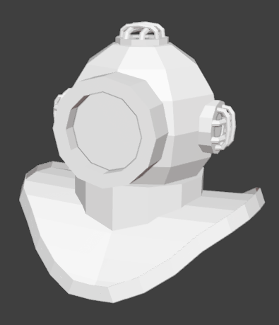 Levdev23's tweet photo. Diving Helmet Stud Style #Roblox #RobloxDev #robloxstudio #gamedev #modeling https://t.co/LS6lZRIjQX