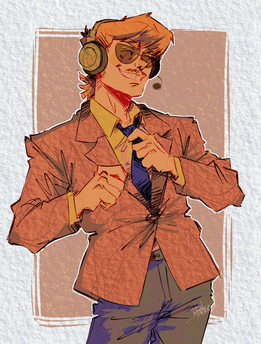 rooksarmorpack's tweet photo. This fucking guy again
Gave him a suit in my last 2 drawings because idk he thinks he's tuff like that or something, big ego

#FNAF #FNAFart #FNAFfanart #SOTM #SecretOfTheMimic #FNAFdispatch https://t.co/CzM62XWhlo