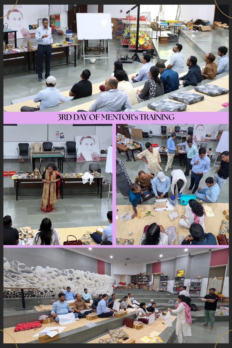 The third day of the Prerana Mentor Training began at <a href="/ccl_iitgn/">Center for Creative Learning (CCL) IIT Gandhinagar</a> with a session by Prof. Rajat Moona, Director, IIT Gandhinagar. The day also featured hands-on STEM activities and a session on IKS by expert from <a href="/IITKgp/">IIT Kharagpur</a>. 

The training strengthened mentors’ capacities to deliver