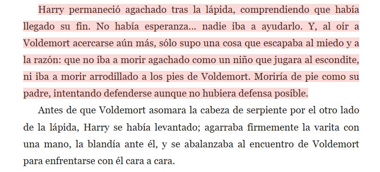 por siempre mi párrafo favorito de todos los libros de Harry Potter