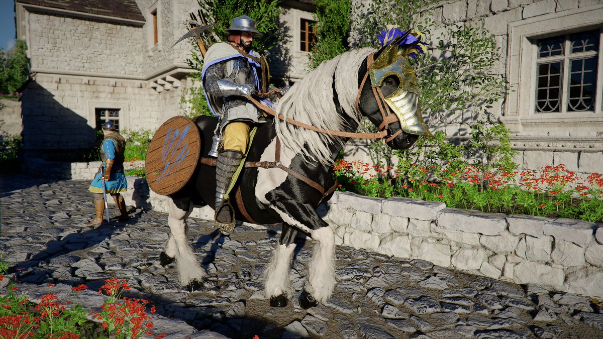 デカめの猫とイケメン風の馬と強そうな馬🐴
馬捕まえてたらストーリーは全く進まなかった
 #紅の砂漠