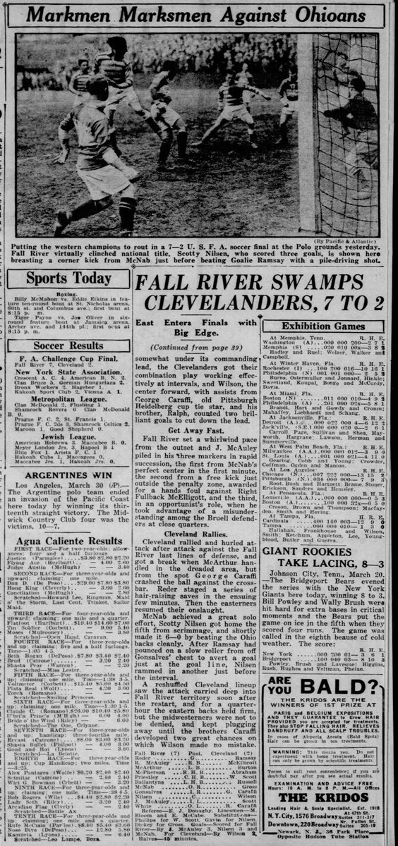 soccerreform's tweet photo. 96 years ago this week in @opencup:
#savethecup https://t.co/dK7u3HoA6A