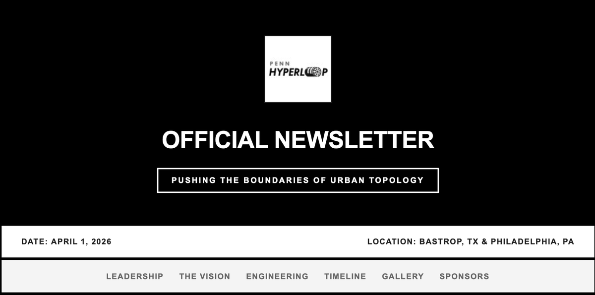 Penn Hyperloop tweet media