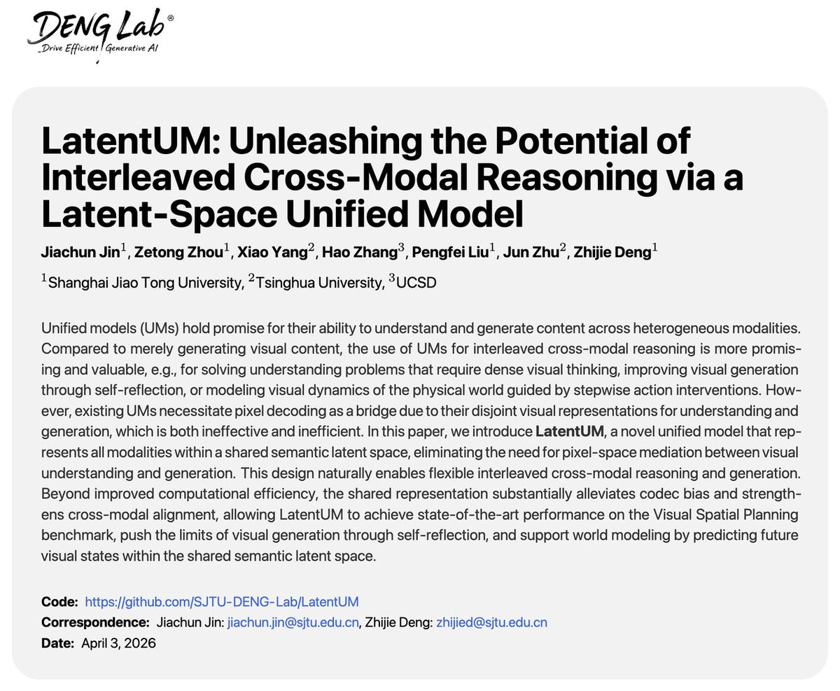 DENG Lab @ SJTU (@SJTUDengLab) / Posts / X