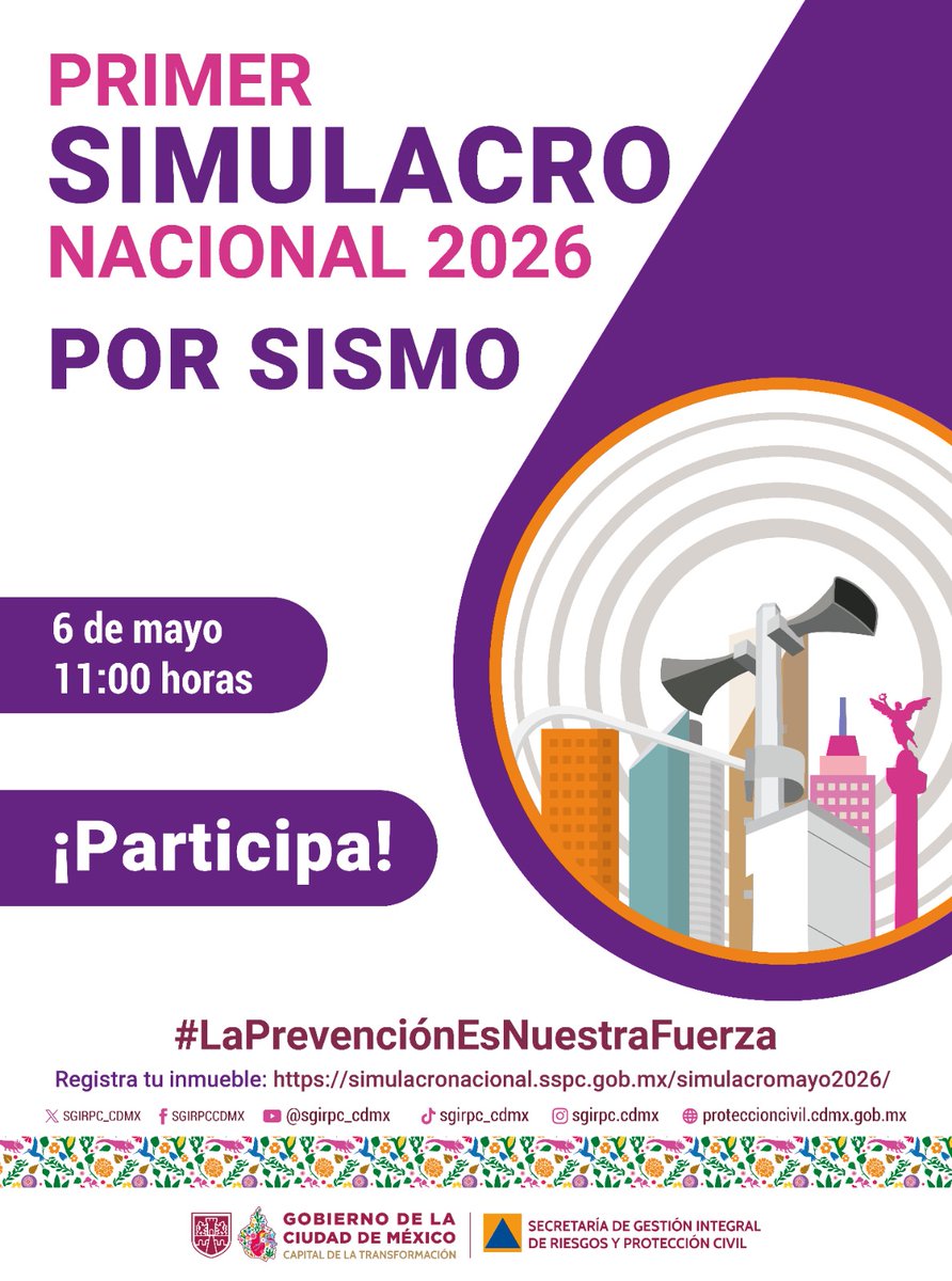 Secretaría de Gestión Integral de Riesgos y PC tweet media