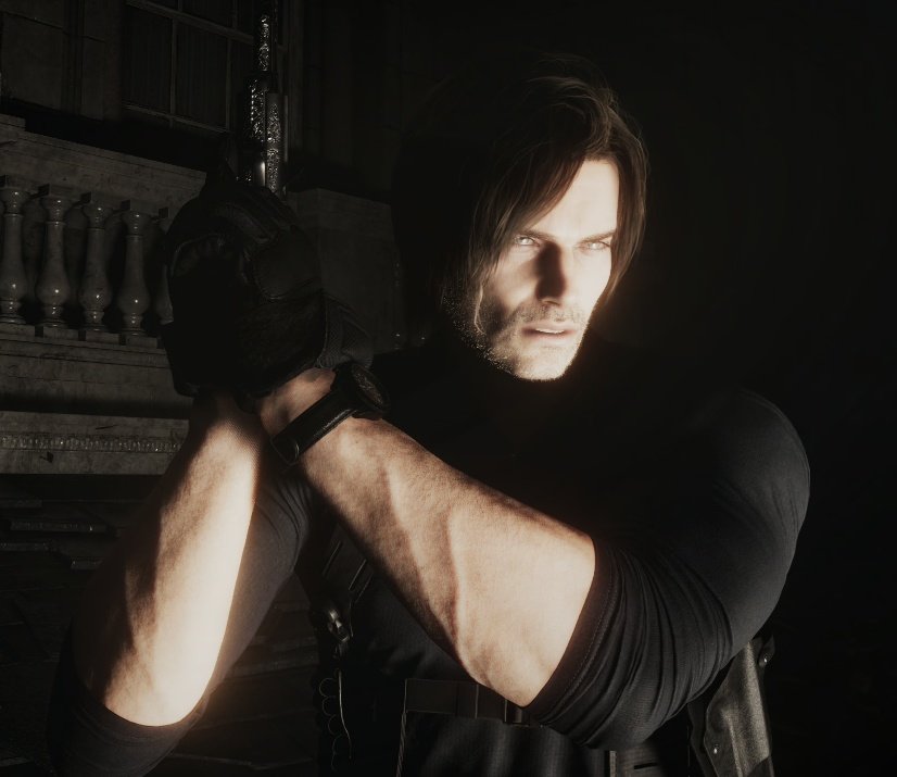 sonofsanson's tweet image. One of my very first shots and it still occupies my mind. That shadow giving turtleneck vibes, the veins, the eyes, the shadow play on his cheek... damnn he is too sexy:3