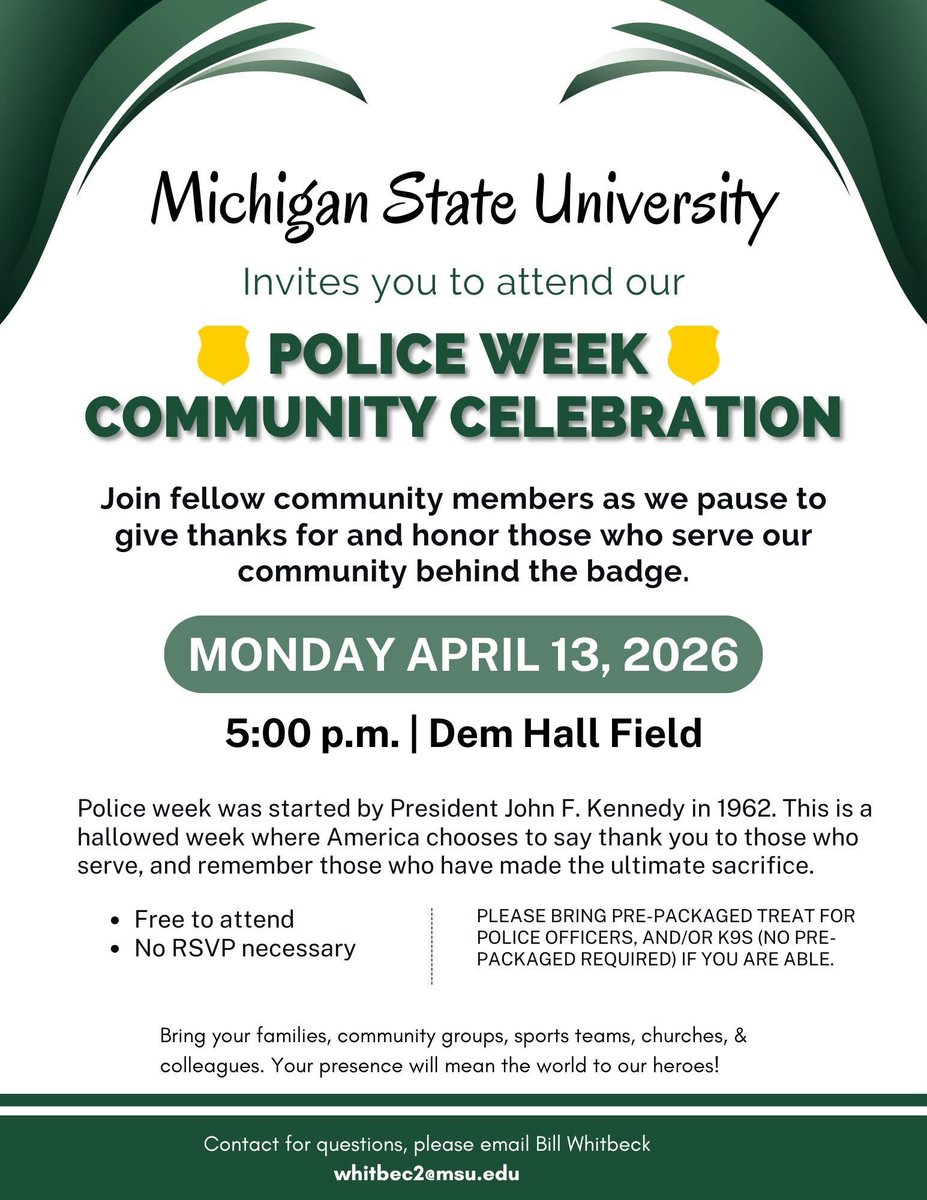 MSU Police and Public Safety tweet media
