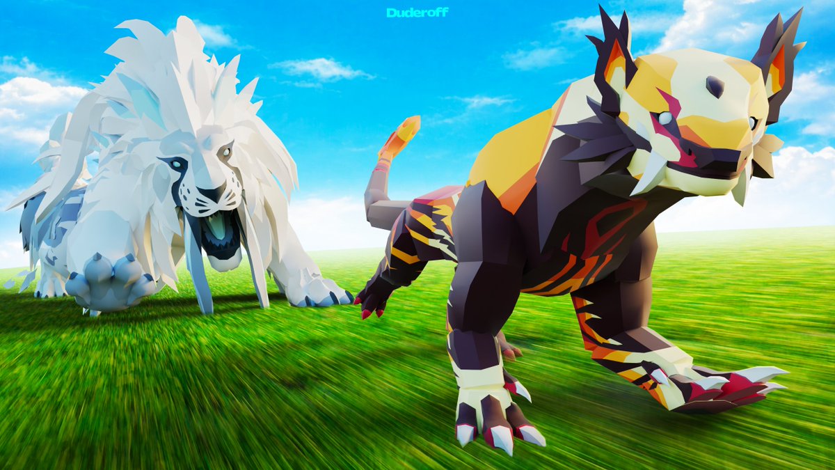 Duderoff's tweet image. Thumbnail for Creatures of Sonaria in collaboration with Big Bang!

Contact me: discord.gg/YtTh8QKVmS 

#Robloxdev #robloxart #graphics #blender #art