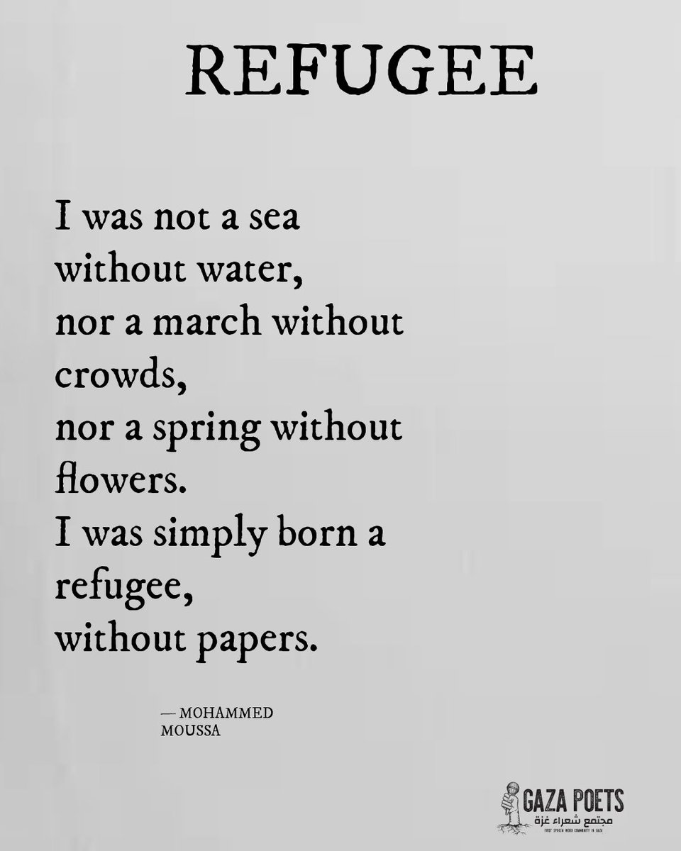 Gaza Poets Society tweet media