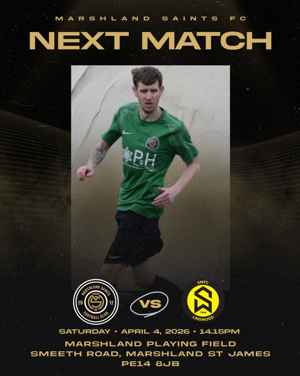 MarshlandSaints's tweet photo. Tomorrow we welcome @southwalshamfc down to the Smeeth.

The lads will be looking to avenge a heavy defeat last time after travelling over with a massively depleted squad.

All support welcome down the Smeeth tomorrow.

Get your bank holiday football fix 💚

#UTSAINTS
#GOMEZBALL https://t.co/gxHd8SIa8K