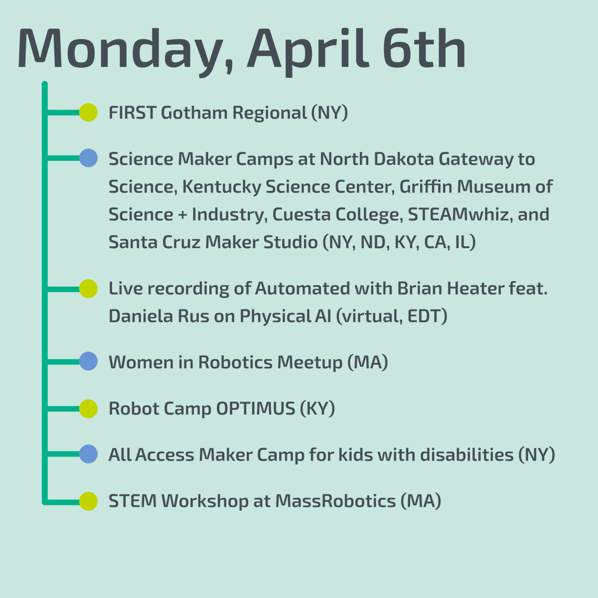 National Robotics Week tweet media