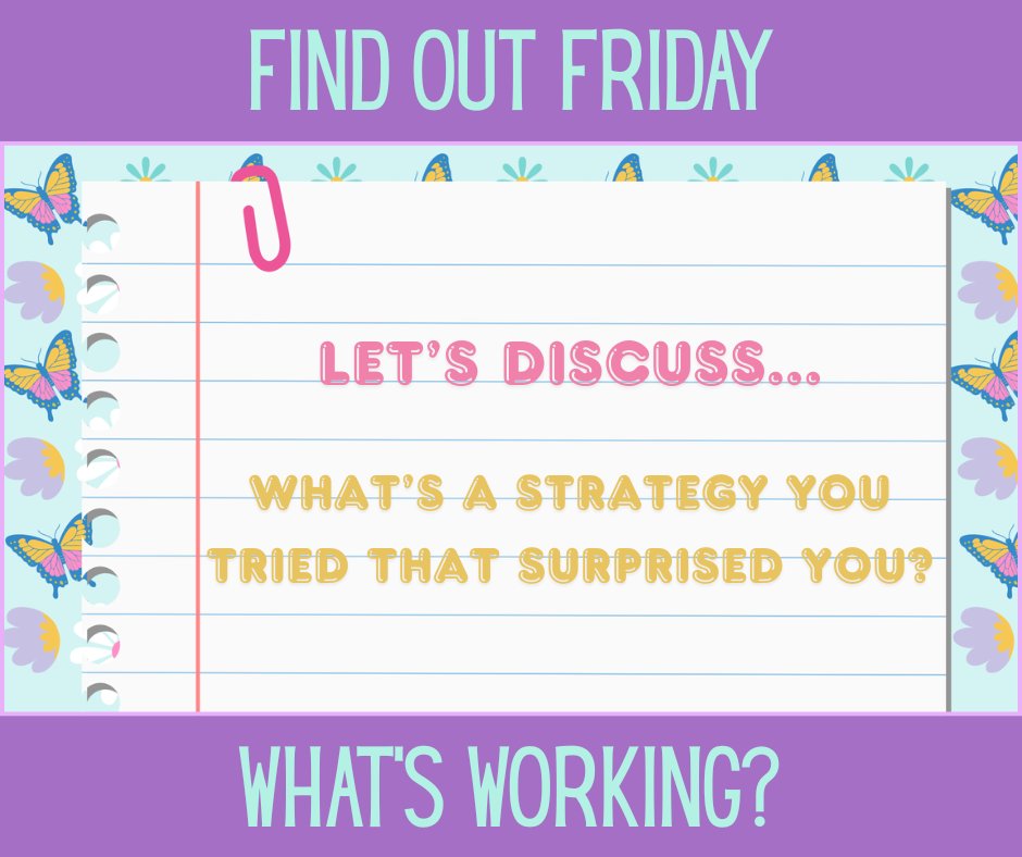 VolusiaLEADS's tweet photo. Find Out Friday... What's a strategy you tried that surprised you? #relationshipsmatteratters #TeachingMattersters #EducationalRockstars https://t.co/l0WdnOf9cn