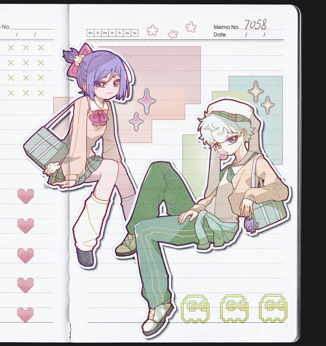 围巾点点 tweet media