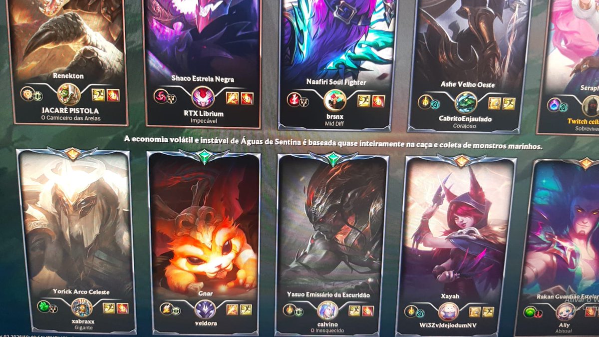 amdersom22's tweet photo. obrigado @tatulol_ e @FURIA  agora minhas Ranqueadas só tem Gnar Jungle https://t.co/rX7WEmYgrG