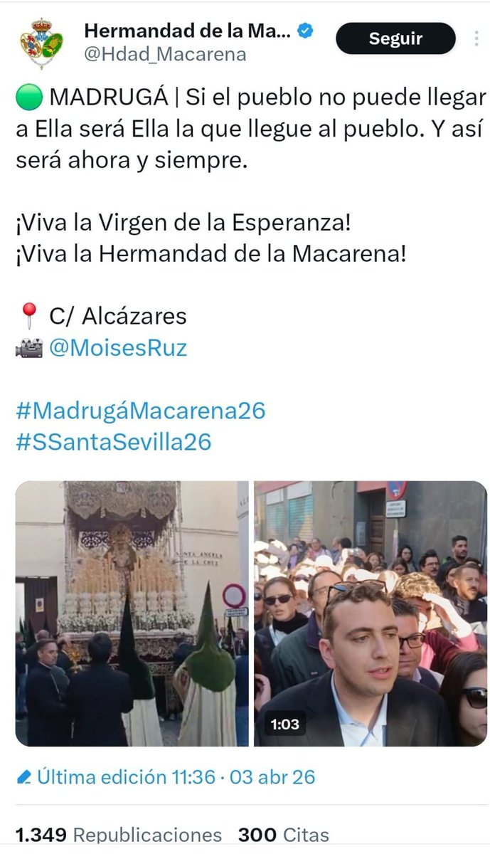 alzacable's tweet photo. Yo he recogido cable. Otros tienen menos vergüenza. 
Espero que el CM @Hdad_Macarena tenga cemento armao para la cara. Vaya oportunismo y falseamiento  de la realidad. Se ha cubierto de gloria. https://t.co/POITLYTlB4